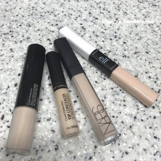 手持ちのセムやNARSコンシーラー色比較♪