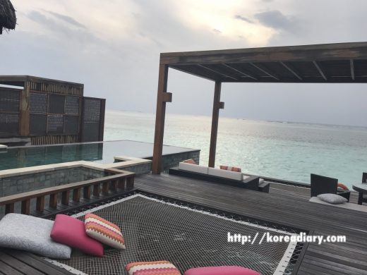 フォーシーズンズリゾートモルディブ クダフラに到着。